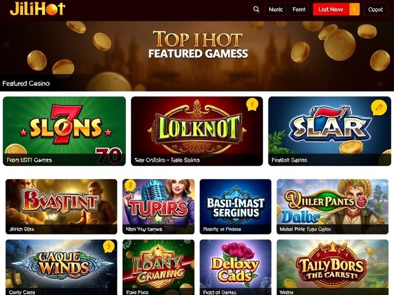 Welcome to Jilihot Casino, your premier online gambling destination. Explore top slots, live dealer games, and exclusive bonuses. Play for real money and enjoy secure, thrilling entertainment.